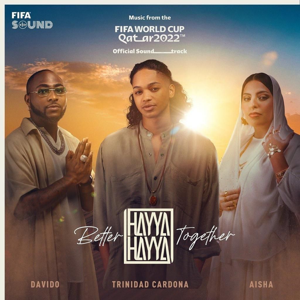 Davido is on Hayya Hayya the 2022 FIFA World Cup Soundtrack