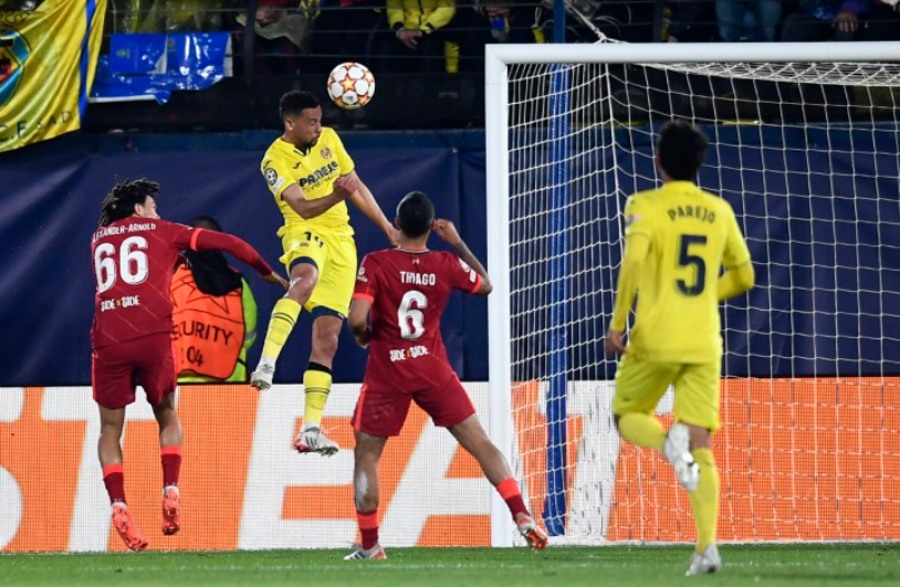 Francis Coquelin doubled Villarreal's advantage against Liverpool