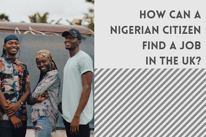How can a Nigerian citizen find a job in the UK?