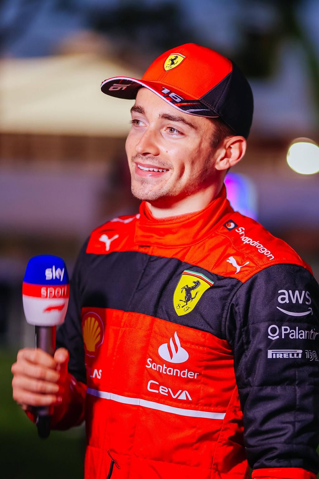 Ferrari driver Charles Leclerc