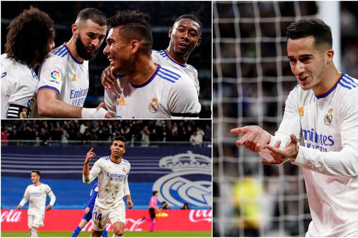 Real Madrid beat down Getafe 2-0 in a La Liga fixture