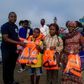 The Lagos State Waterways Authority (LASWA) distributes 250 lifejackets to ferry passengers at Ipakodo, Ikorodu [LASWA]
