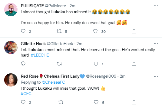 Lukaku almost missed a golden opportunity for Chelsea against Leeds United