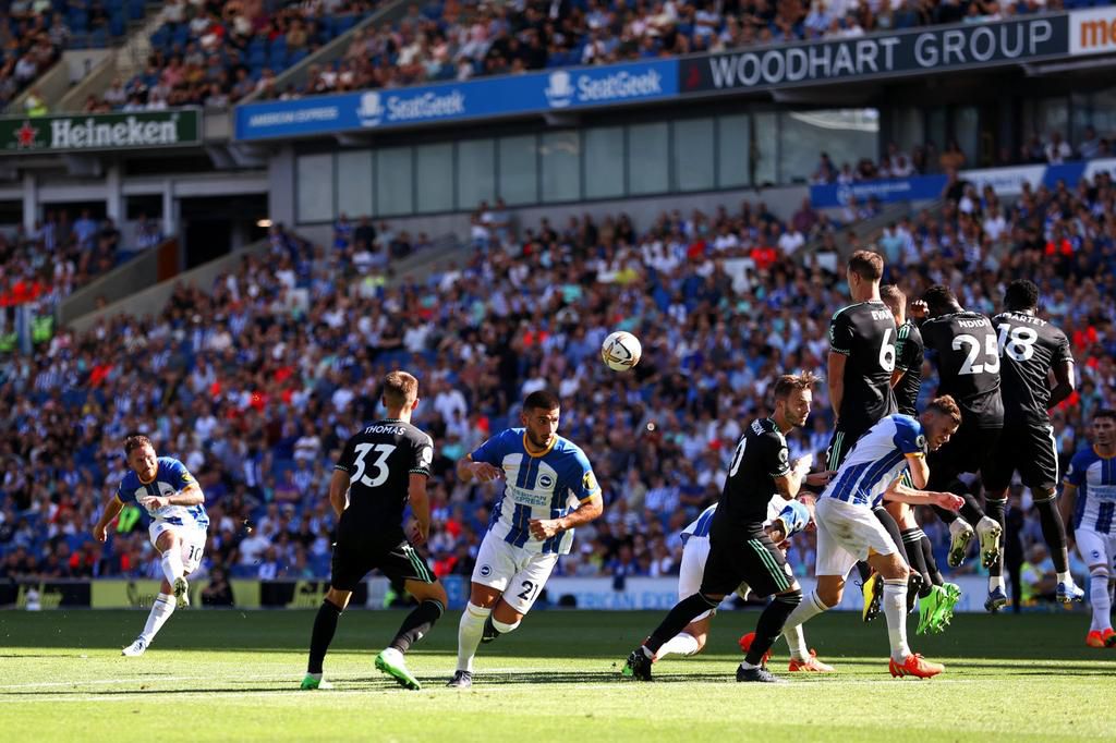Leicester lost 5-2 to Brighton on Sunday in the Premier League