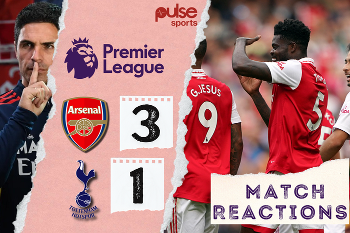 North London was RED on Saturday afternoon as Arsenal defeated Spurs in Saturday's derby