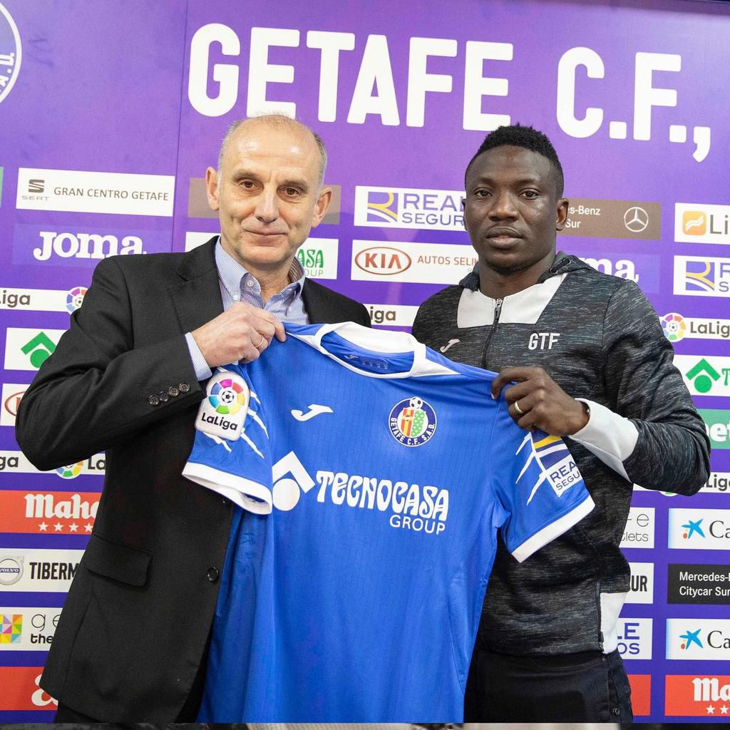 Ogehenekaro Etebo joins Getafe (Twitter/Getafe)