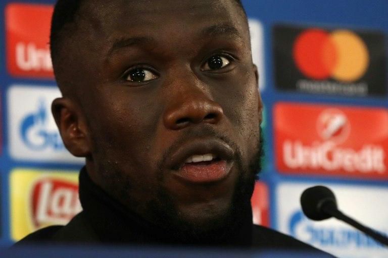 Defender Bacary Sagna has joined Serie A underdogs Benevento to try to win a place in France's World Cup squad during a press conference in Monaco on March 14, 2017, on the eve of their UEFA Champions League football match against Monaco.