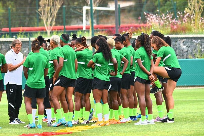 Super Falcons return to training for 2nd Group game against Botswana