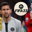Lionel Messi and Cristiano Ronaldo received their lowest ever rating on FIFA 23
