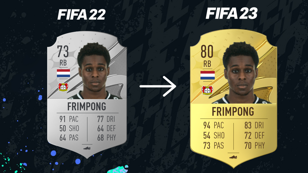 Jeremie Frimpong FIFA 23 Pace Rating