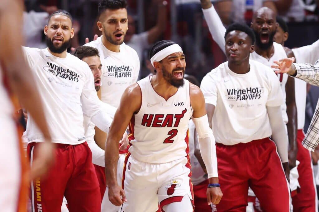 Gabe Vincent and the Miami Heat take down the Boston Celtics