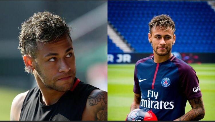 Neymar debuted for PSG with this curled mohawk
