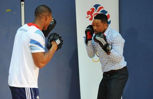 Anthony Joshua has reacted to Will Smith slapping Chris Rock