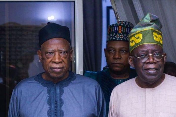 Adamu Abdullahi and Bola Tinubu. (BUSINESSDAY)