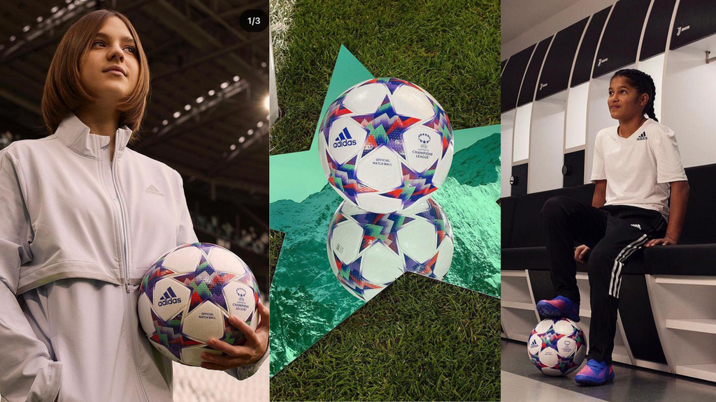 Adidas Football introduced the official match ball for the 2021/22 Womens Champions League knockout stage.