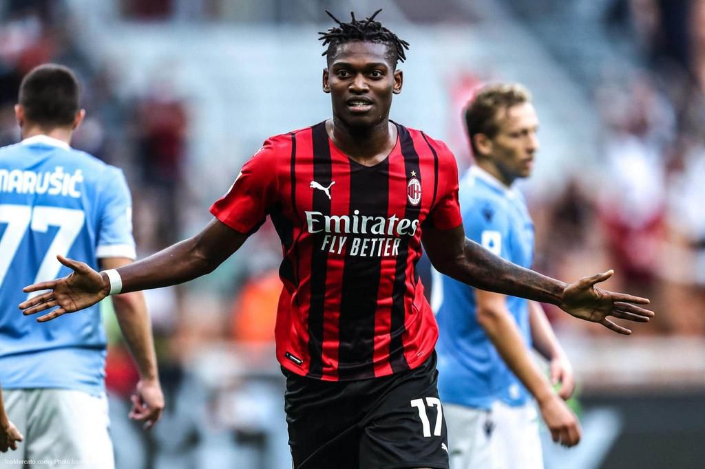 Rafael Leao Milan AC contre Lazio-Rome