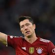 Robert Lewandowski scored twice for Bayern Munich on Wednesday
