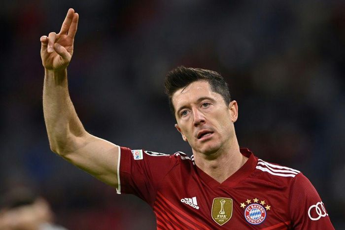Robert Lewandowski scored twice for Bayern Munich on Wednesday