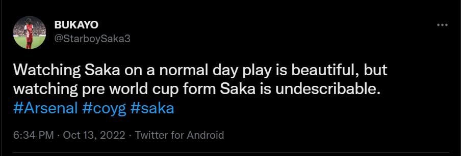 Arsenal v BodoGlimt reactions 7