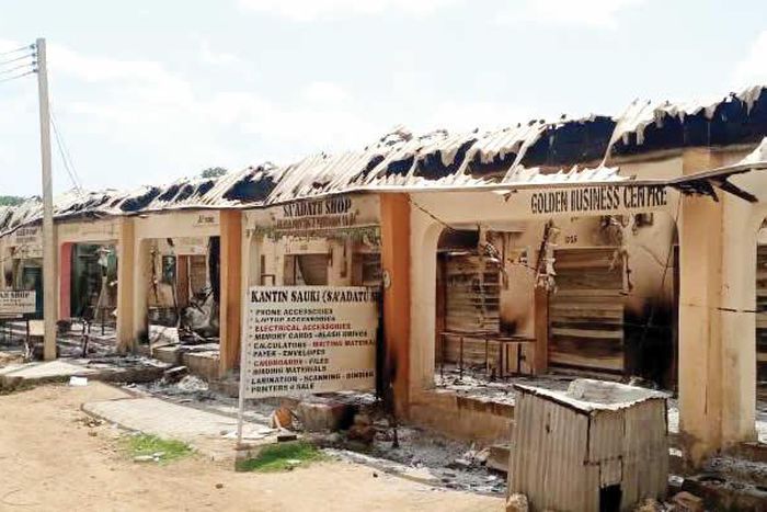 Properties worth millions of naira lost as fire razes shops in varsity