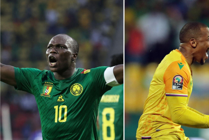 Vincent Aboubakar and Salim Ben Boina