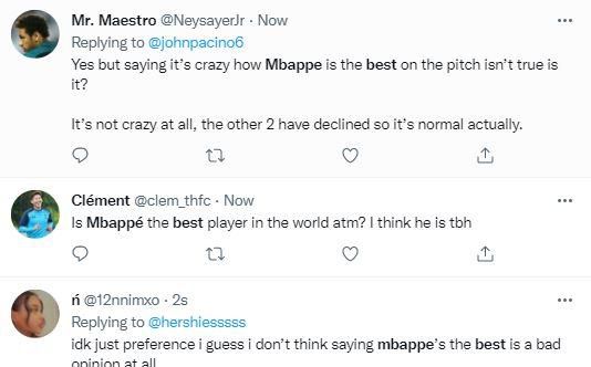 Tweets about Mbappe