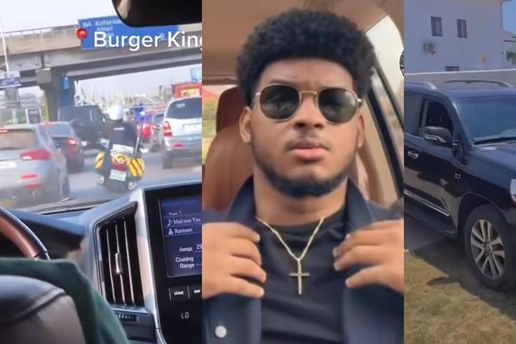 Rich Ghanaian kid gets police escort to buy a burger; the internet reacts