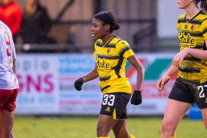 Juliet Adebowale-Arimoro made her senior debut for Watford women on Saturday