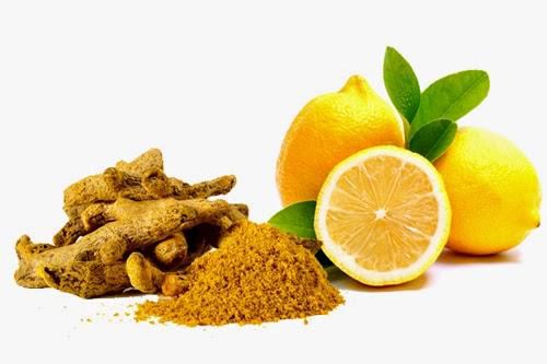 Lemon with turmeric