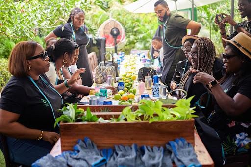 CANDO! Nigeria Hosts its first-ever Paint, Sip, and Plant event in honor of World Earth Day.