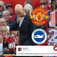 Social media reactions after Manchester United lost 2-1 to Brighton at Old Trafford in their Premier League opening fixture