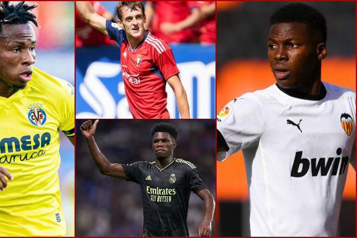 Chukwueze, Aimar, Tchouameni and Yunus.