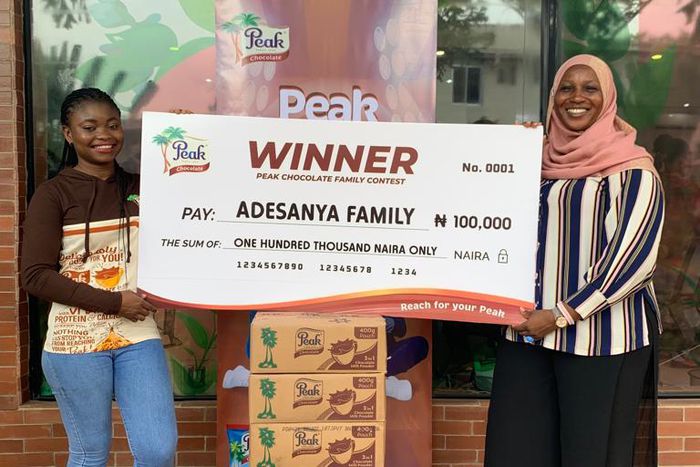 Families win N180,000 cash, supplies of  Peak Chocolate in ‘Family Contest 2.0’