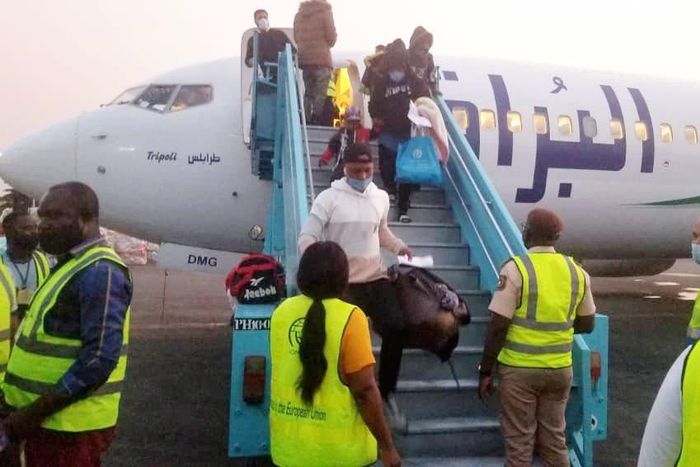 Nigerian returnees from Libya