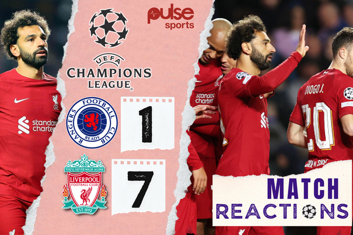 Mohamed Salah stole the show for Liverpool in their emphatic win against Rangers