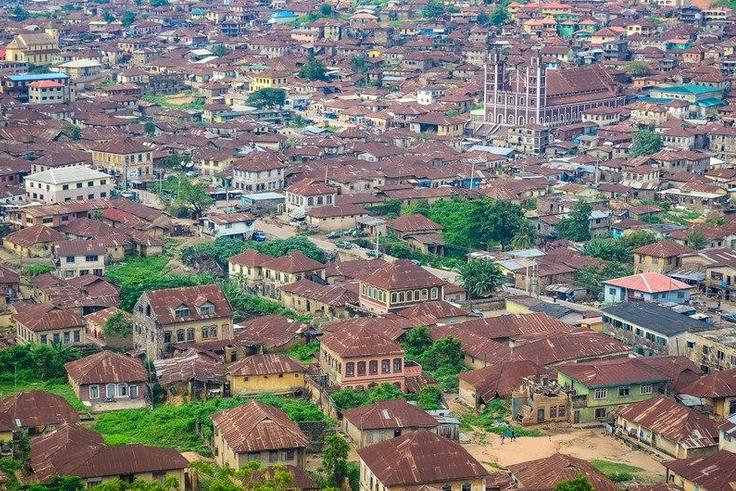Ariel view of Abeokuta