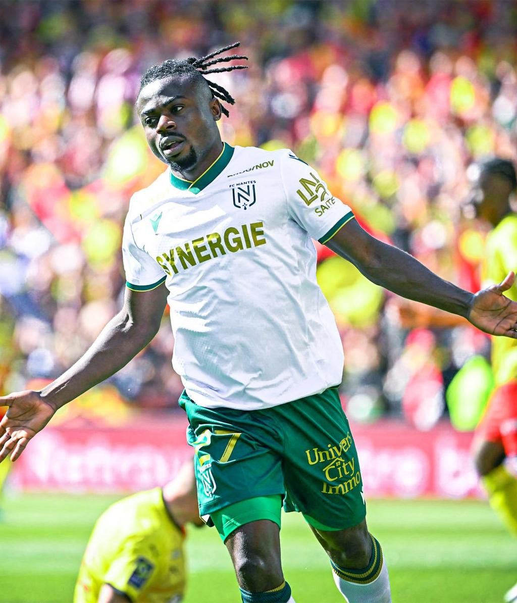 Moses Simon scored a brace for Nantes