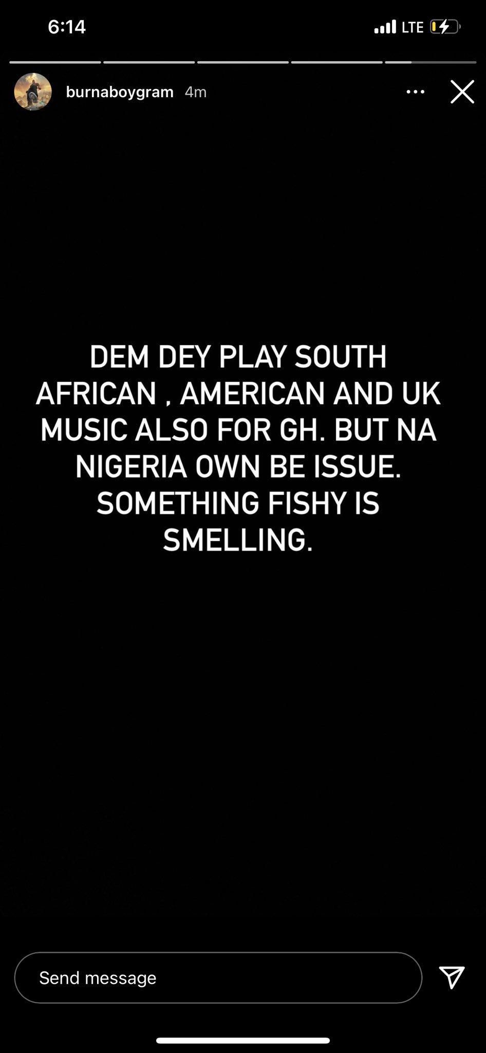 Burna Boy calls Shatta Wale for one on one fight over his recent antics