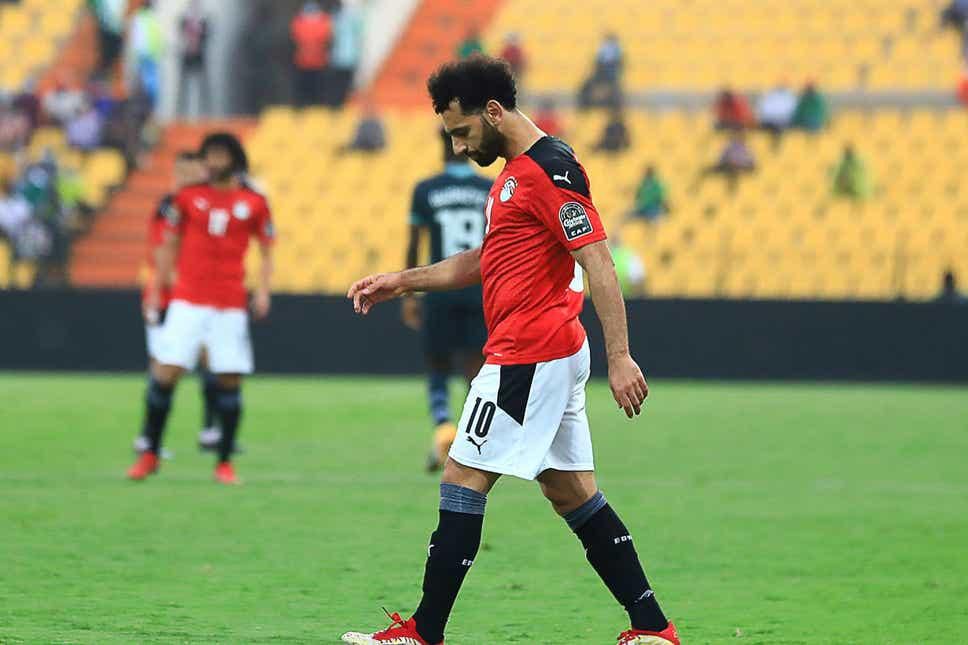 Mohamed Salah cut an isolated, frustrated figure upfront for Egypt (AFP / Getty)