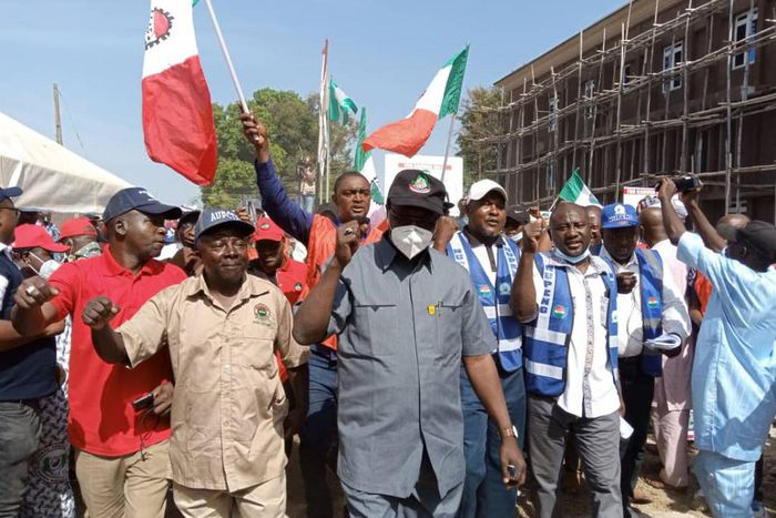 Protest: NLC says it will not be deterred by attack from thugs in Kaduna. [NLCHeadquarters]