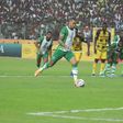 Ekong scored a penalty for the Super Eagles of Nigeria against Ghana [Pooja]
