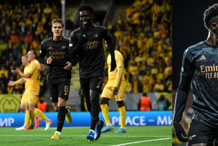 Bukayo Saka uses chest to score as Arsenal beat Bodø/Glimt