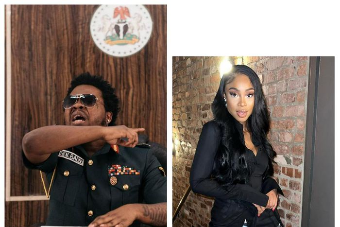 Nigerian rapper Olamide and his baby mama Maria Okan [Instagram/Olamide] [Instagram/MariaOkan]