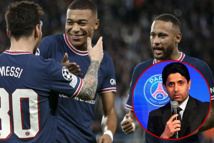 Messi, Neymar, and Mbappe