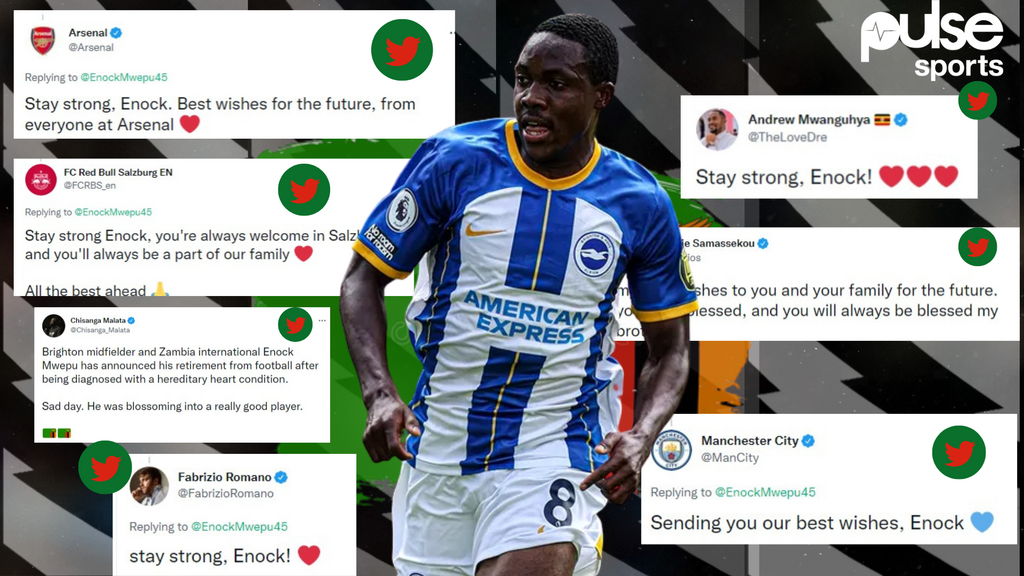 Fans have continued to show support for Enock Mwepu on social media following his retirement