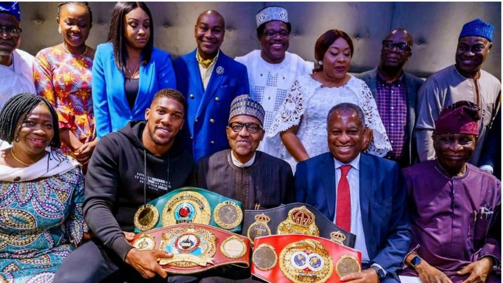 Buhari to celebrate Anthony Joshua at Aso Rock after loss to Usyk