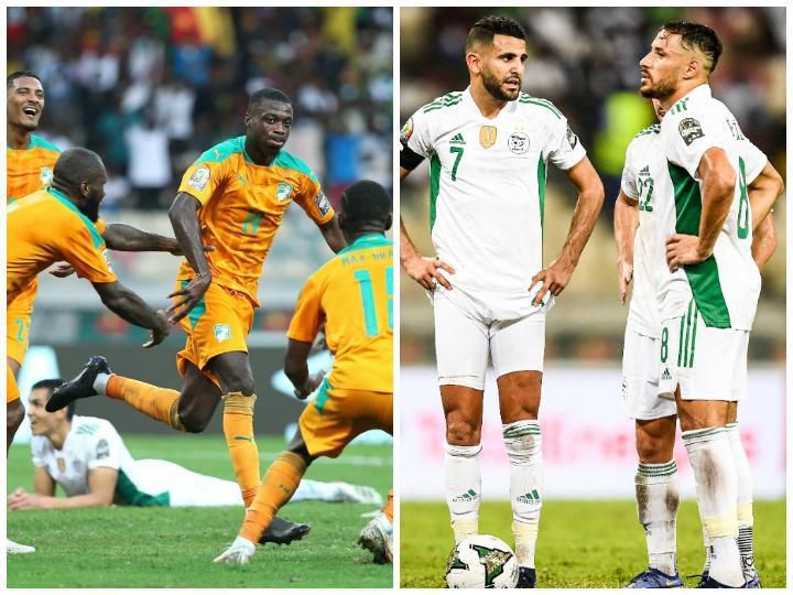 Defending champions Algeria stunned in final group game.