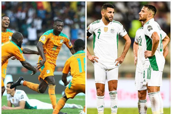 Defending champions Algeria stunned in final group game.