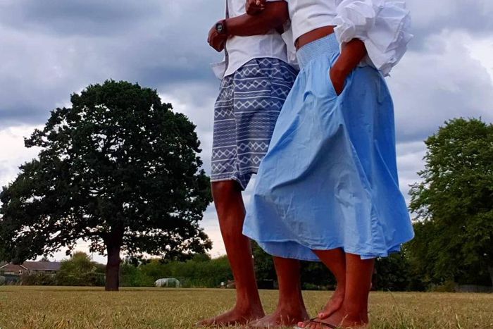 Ikechukwu and his fiancee [Instagram/OfficialIkechukwu]