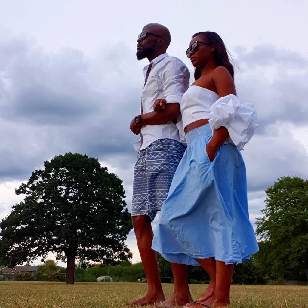 Ikechukwu and his fiancee [Instagram/OfficialIkechukwu]